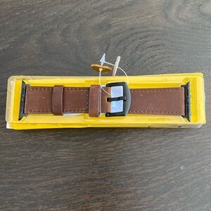 RoHS Brown Leather Watch Band